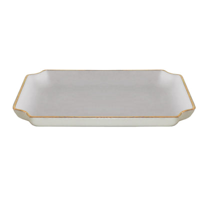 Solid Trays with Gold Accent