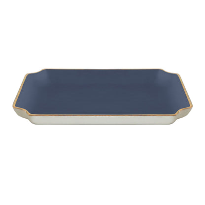 Solid Trays with Gold Accent