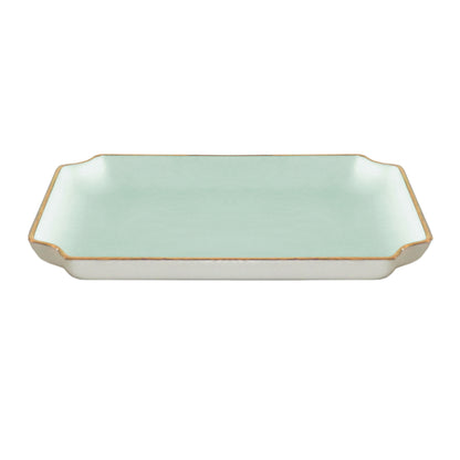 Solid Trays with Gold Accent