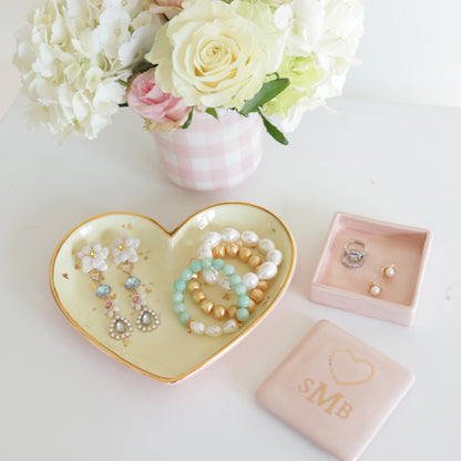 Heart Keepsake Monogrammed Box