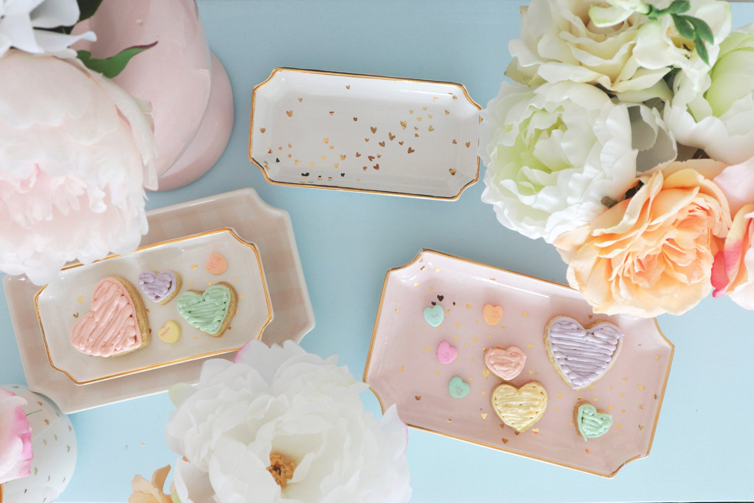 "Confetti Hearts" Tray | Wholesale
