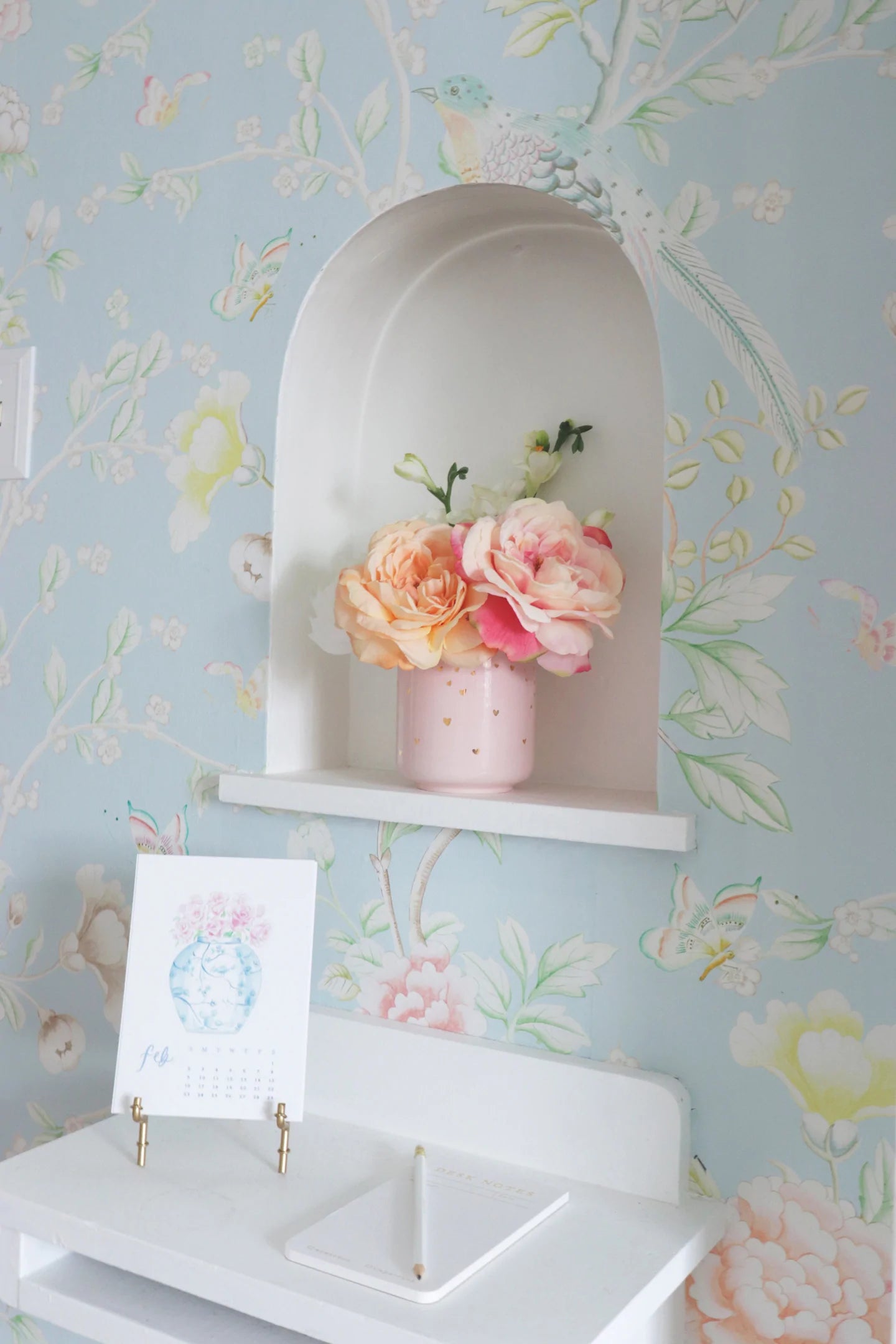 "Confetti Hearts" Vase