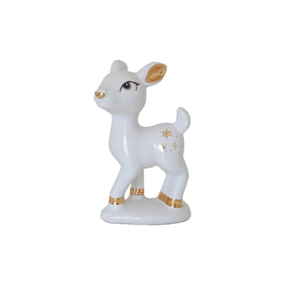 Retro Reindeer Baby in White | Wholesale